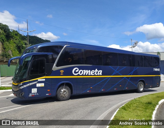 Viação Cometa 719542 na cidade de Santos, São Paulo, Brasil, por Andrey  Soares Vassão. ID da foto: 10791453.