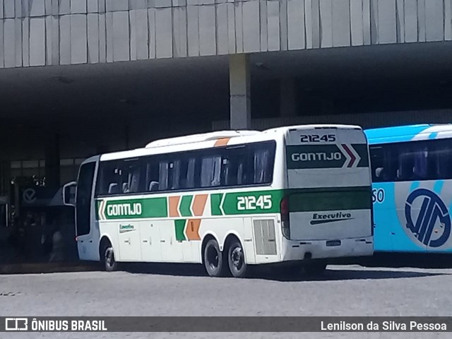 Empresa Gontijo de Transportes 21245 na cidade de Caruaru, Pernambuco, Brasil, por Lenilson da Silva Pessoa. ID da foto: 10791707.