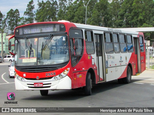 Itajaí Transportes Coletivos 2958 na cidade de Campinas, São Paulo, Brasil, por Henrique Alves de Paula Silva. ID da foto: 10791766.