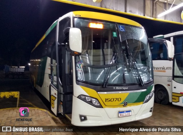 Empresa Gontijo de Transportes 15070 na cidade de Perdões, Minas Gerais, Brasil, por Henrique Alves de Paula Silva. ID da foto: 10791928.