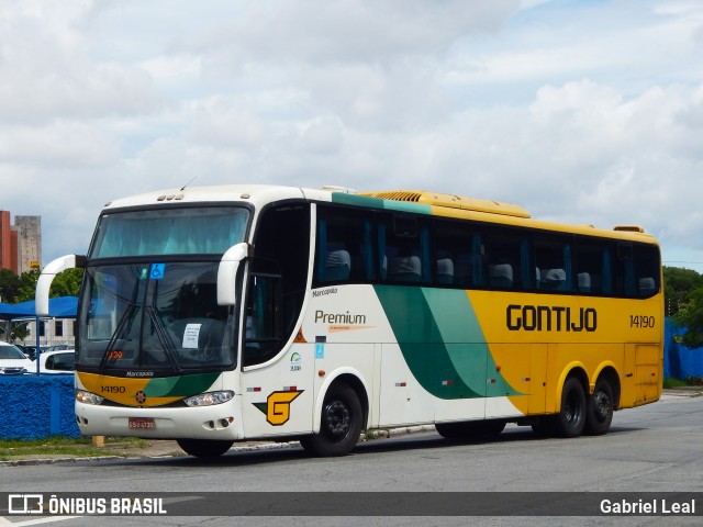 Empresa Gontijo de Transportes 14190 na cidade de São Paulo, São Paulo, Brasil, por Gabriel Leal. ID da foto: 10792514.