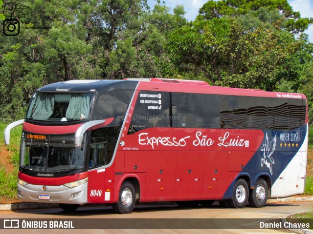 Expresso São Luiz 8040 na cidade de Brasília, Distrito Federal, Brasil, por Daniel Chaves. Número da foto: #10791189.