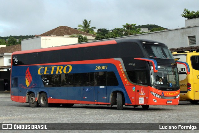 Viação Cetro 20007 na cidade de Teófilo Otoni, Minas Gerais, Brasil, por Luciano Formiga. ID da foto: 10792530.