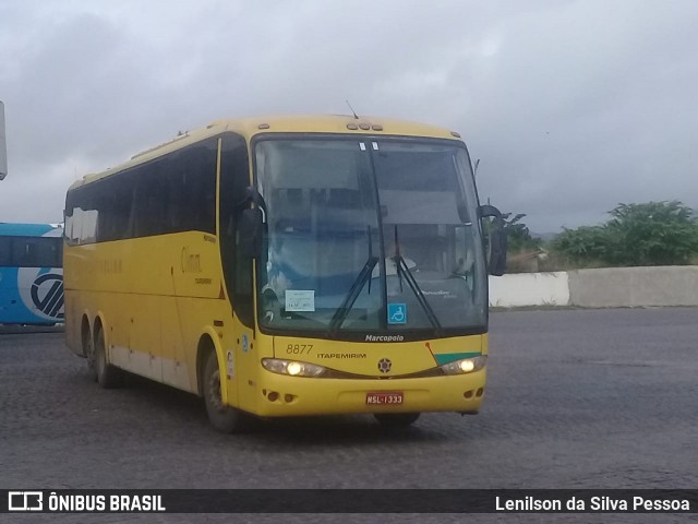 Viação Itapemirim 8877 na cidade de Caruaru, Pernambuco, Brasil, por Lenilson da Silva Pessoa. ID da foto: 10791698.