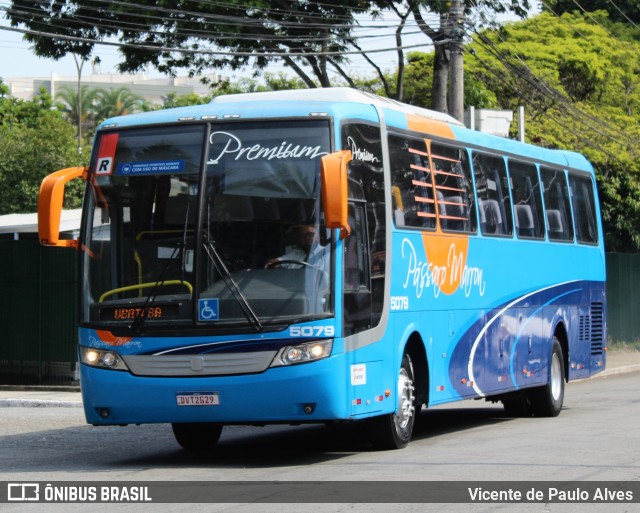 Empresa de Ônibus Pássaro Marron 5079 na cidade de São Paulo, São Paulo, Brasil, por Vicente de Paulo Alves. Número da foto: #10791045.