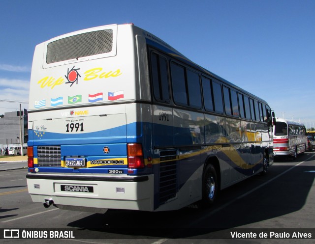 Vip Bus Comércio de Ônibus 1991 na cidade de Barueri, São Paulo, Brasil, por Vicente de Paulo Alves. Número da foto: #10790894.