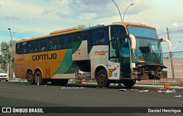 Empresa Gontijo de Transportes 17285 na cidade de Rio Verde, Goiás, Brasil, por Daniel Henrique. ID da foto: 10793552.