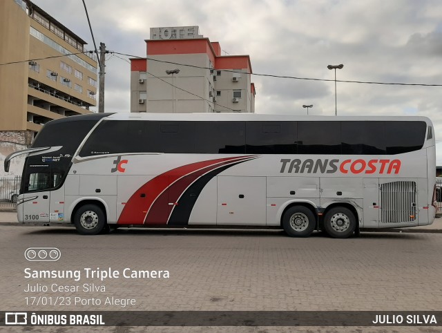 TransCosta Turismo 3100 na cidade de Porto Alegre, Rio Grande do Sul, Brasil, por JULIO SILVA. Número da foto: #10792707.