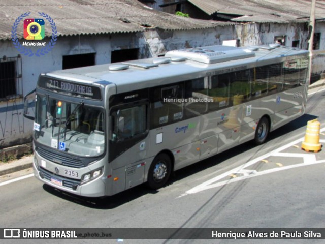 Expresso CampiBus 2353 na cidade de Campinas, São Paulo, Brasil, por Henrique Alves de Paula Silva. Número da foto: #10791849.