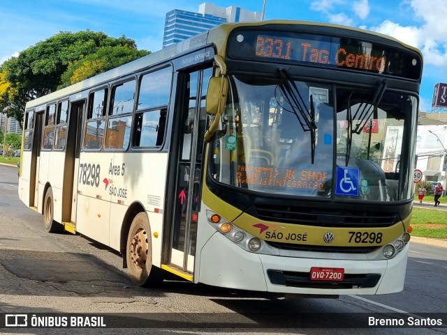 Expresso São José 78298 na cidade de Taguatinga, Distrito Federal, Brasil, por Brenno Santos. Número da foto: #10790860.