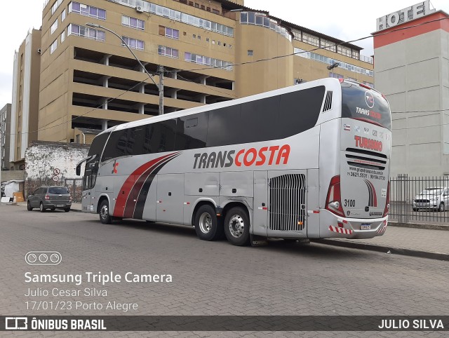 TransCosta Turismo 3100 na cidade de Porto Alegre, Rio Grande do Sul, Brasil, por JULIO SILVA. Número da foto: #10792690.