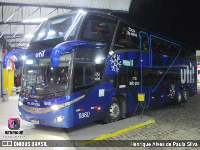 UTIL - União Transporte Interestadual de Luxo 11880 na cidade de Extrema, Minas Gerais, Brasil, por Henrique Alves de Paula Silva. ID da foto: 10791925.