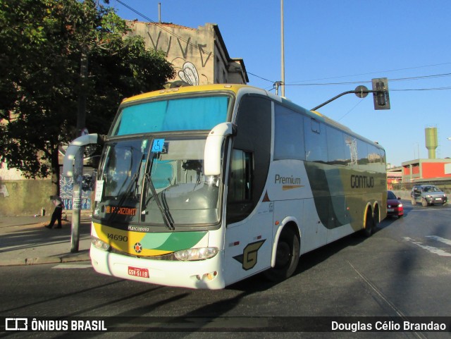 Empresa Gontijo de Transportes 14690 na cidade de Belo Horizonte, Minas Gerais, Brasil, por Douglas Célio Brandao. ID da foto: 10792838.