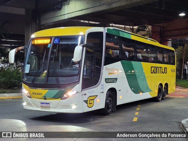 Empresa Gontijo de Transportes 15080 na cidade de São Paulo, São Paulo, Brasil, por Anderson Gonçalves da Fonseca. Número da foto: #10790929.