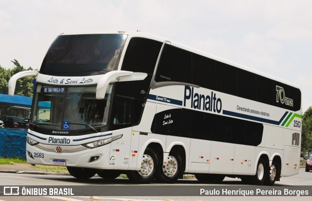 Planalto Transportes 2563 na cidade de São Paulo, São Paulo, Brasil, por Paulo Henrique Pereira Borges. Número da foto: #10731220.