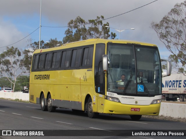 Viação Itapemirim 9001 na cidade de Caruaru, Pernambuco, Brasil, por Lenilson da Silva Pessoa. Número da foto: #10730813.