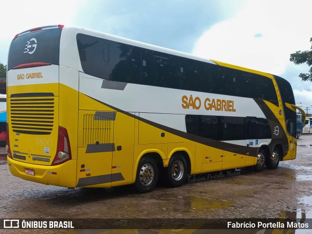 Viação São Gabriel 3100 na cidade de Vitória da Conquista, Bahia, Brasil, por Fabrício Portella Matos. Número da foto: #10732762.