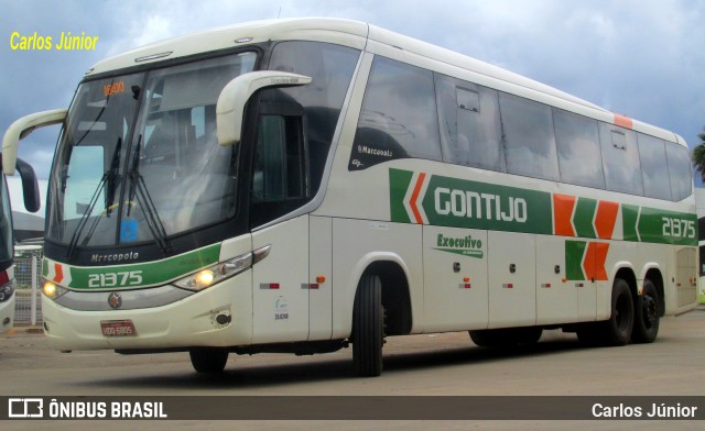 Empresa Gontijo de Transportes 21375 na cidade de Goiânia, Goiás, Brasil, por Carlos Júnior. ID da foto: 10733693.