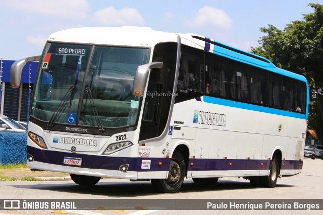 Viação Piracicabana 2822 na cidade de São Paulo, São Paulo, Brasil, por Paulo Henrique Pereira Borges. Número da foto: #10731211.