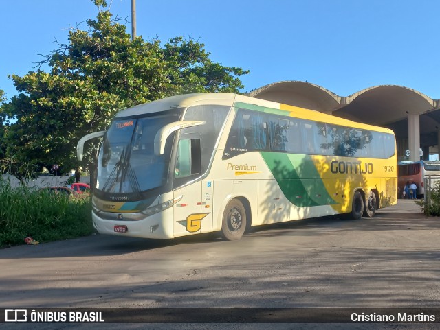 Empresa Gontijo de Transportes 19120 na cidade de Montes Claros, Minas Gerais, Brasil, por Cristiano Martins. ID da foto: 10730090.