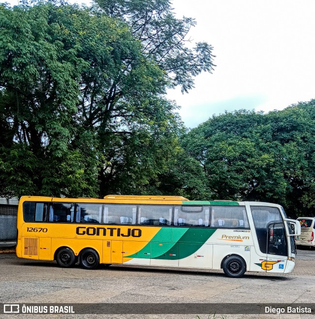 Empresa Gontijo de Transportes 12670 na cidade de São Paulo, São Paulo, Brasil, por Diego Batista. ID da foto: 10732271.