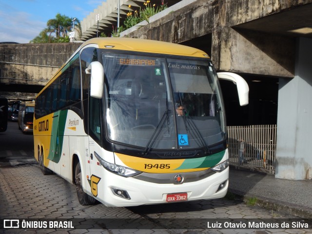 Empresa Gontijo de Transportes 19485 na cidade de Belo Horizonte, Minas Gerais, Brasil, por Luiz Otavio Matheus da Silva. ID da foto: 10731551.