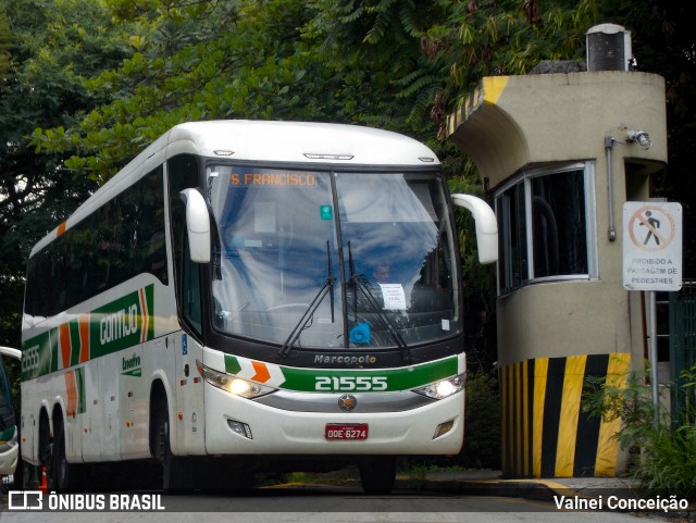 Empresa Gontijo de Transportes 21555 na cidade de São Paulo, São Paulo, Brasil, por Valnei Conceição. ID da foto: 10730202.