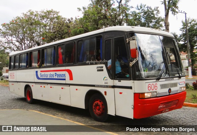 Viação Senhor dos Passos 606 na cidade de Valença, Rio de Janeiro, Brasil, por Paulo Henrique Pereira Borges. ID da foto: 10731334.