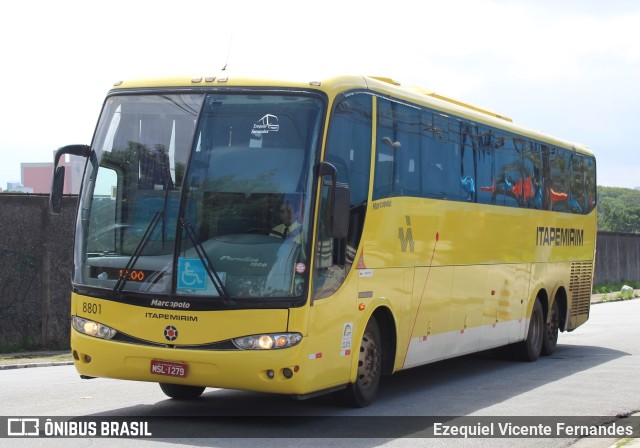 Viação Itapemirim 8801 na cidade de São Paulo, São Paulo, Brasil, por Ezequiel Vicente Fernandes. ID da foto: 10730844.