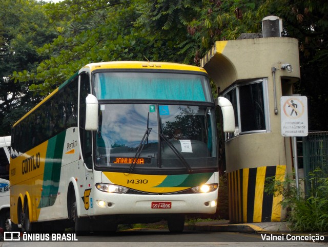 Empresa Gontijo de Transportes 14310 na cidade de São Paulo, São Paulo, Brasil, por Valnei Conceição. ID da foto: 10730210.