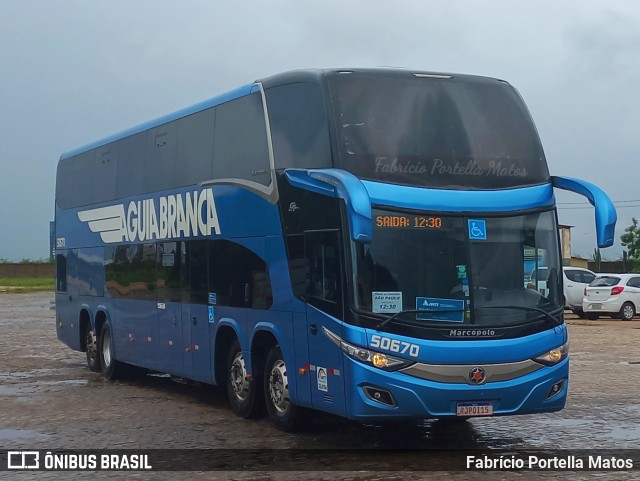Viação Águia Branca 50670 na cidade de Vitória da Conquista, Bahia, Brasil, por Fabrício Portella Matos. Número da foto: #10733009.