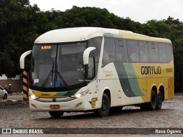 Empresa Gontijo de Transportes 19180 na cidade de Vitória da Conquista, Bahia, Brasil, por Rava Ogawa. ID da foto: 10731440.