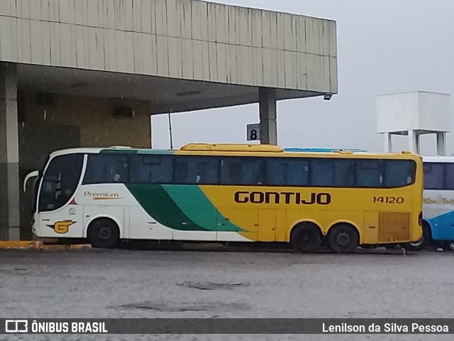 Empresa Gontijo de Transportes 14120 na cidade de Caruaru, Pernambuco, Brasil, por Lenilson da Silva Pessoa. ID da foto: 10794292.