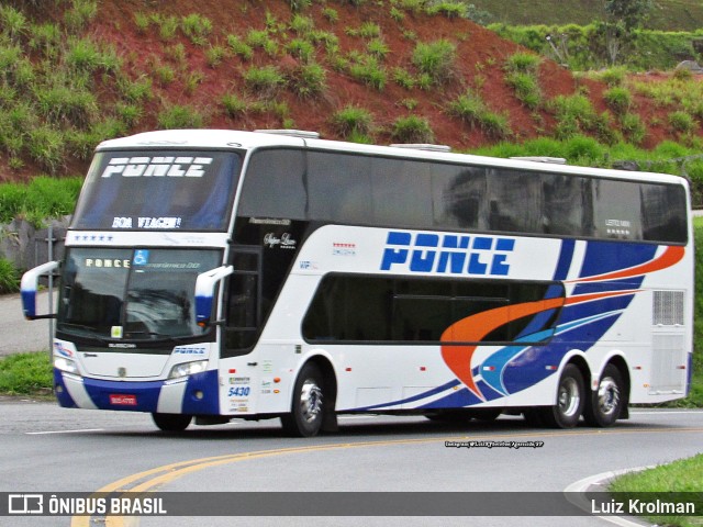 Ponce Turismo 5430 na cidade de Aparecida, São Paulo, Brasil, por Luiz Krolman. ID da foto: 10793833.