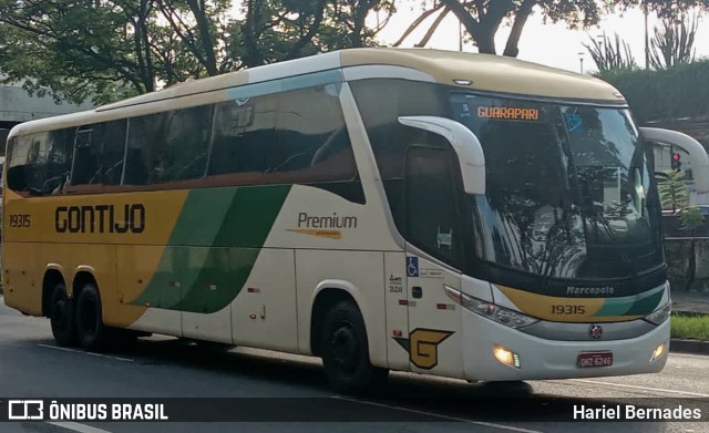 Empresa Gontijo de Transportes 19315 na cidade de Belo Horizonte, Minas Gerais, Brasil, por Hariel Bernades. Número da foto: #10795781.
