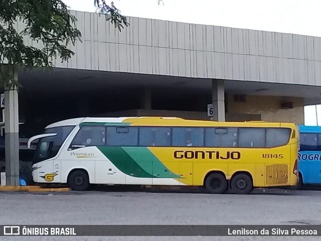 Empresa Gontijo de Transportes 18145 na cidade de Caruaru, Pernambuco, Brasil, por Lenilson da Silva Pessoa. ID da foto: 10794143.