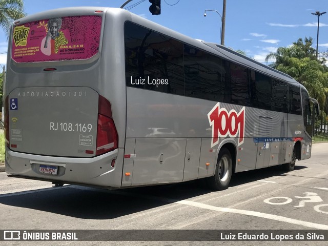 Auto Viação 1001 RJ 108.1169 na cidade de Niterói, Rio de Janeiro, Brasil, por Luiz Eduardo Lopes da Silva. ID da foto: 10796000.