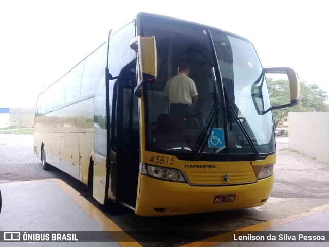 Viação Itapemirim 45815 na cidade de Caruaru, Pernambuco, Brasil, por Lenilson da Silva Pessoa. Número da foto: #10794837.
