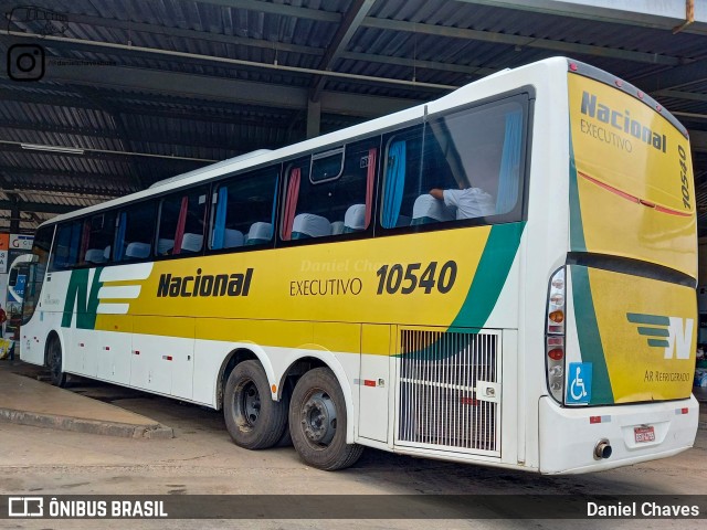 Viação Nacional 10540 na cidade de Taguatinga, Distrito Federal, Brasil, por Daniel Chaves. ID da foto: 10793882.