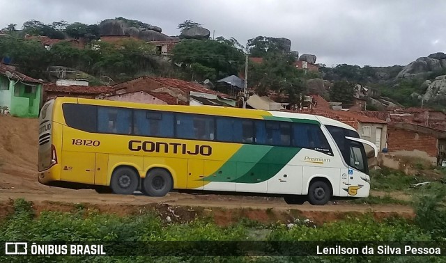 Empresa Gontijo de Transportes 18120 na cidade de Caruaru, Pernambuco, Brasil, por Lenilson da Silva Pessoa. ID da foto: 10794858.