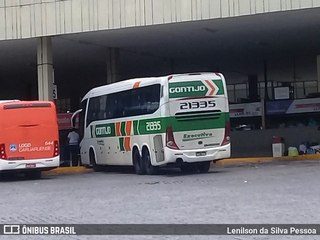 Empresa Gontijo de Transportes 21335 na cidade de Caruaru, Pernambuco, Brasil, por Lenilson da Silva Pessoa. ID da foto: 10794697.