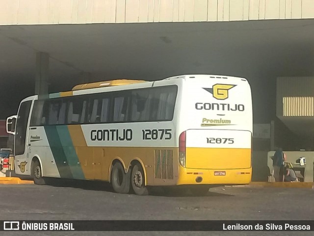 Empresa Gontijo de Transportes 12875 na cidade de Caruaru, Pernambuco, Brasil, por Lenilson da Silva Pessoa. ID da foto: 10794730.