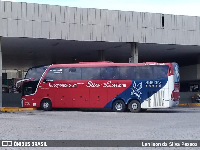 Expresso São Luiz 7780 na cidade de Caruaru, Pernambuco, Brasil, por Lenilson da Silva Pessoa. Número da foto: #10794163.