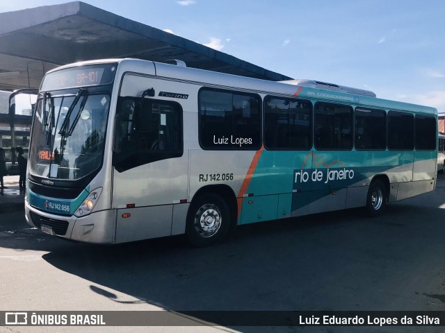 Expresso Rio de Janeiro RJ 142.056 na cidade de Niterói, Rio de Janeiro, Brasil, por Luiz Eduardo Lopes da Silva. Número da foto: #10796031.