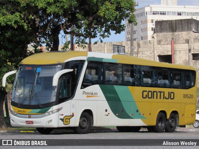 Empresa Gontijo de Transportes 18520 na cidade de Fortaleza, Ceará, Brasil, por Alisson Wesley. Número da foto: #10794151.