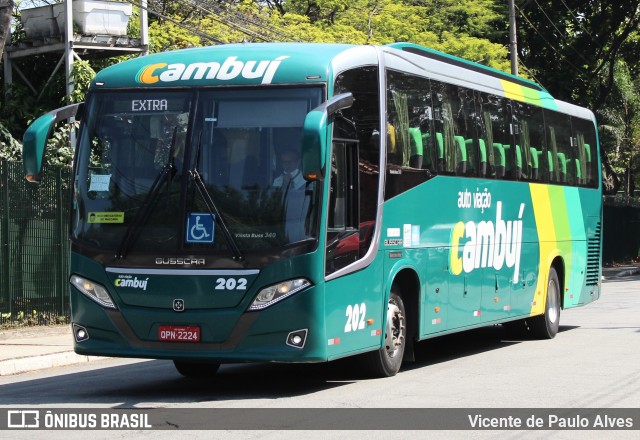 Auto Viação Cambuí 202 na cidade de São Paulo, São Paulo, Brasil, por Vicente de Paulo Alves. ID da foto: 10796937.