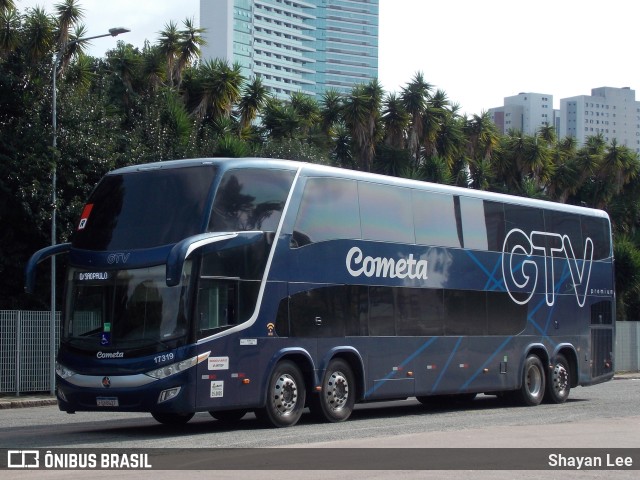 Viação Cometa 17319 na cidade de Curitiba, Paraná, Brasil, por Shayan Lee. ID da foto: 10797505.