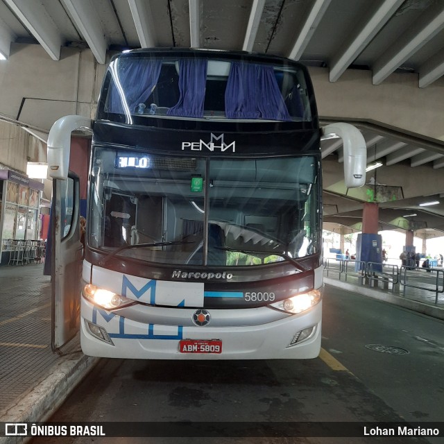 Empresa de Ônibus Nossa Senhora da Penha 58009 na cidade de São Caetano do Sul, São Paulo, Brasil, por Lohan Mariano. Número da foto: #10797035.