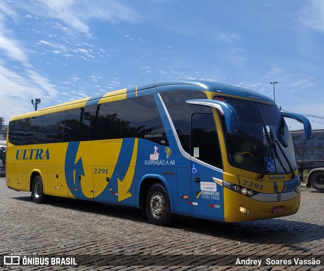 Viação Ultra 2291 na cidade de Santos, São Paulo, Brasil, por Andrey  Soares Vassão. Número da foto: #10799335.