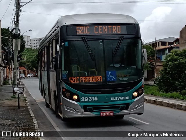 Transbus Transportes > Gávea Transportes 29315 na cidade de Belo Horizonte, Minas Gerais, Brasil, por Kaique Marquês Medeiros . ID da foto: 10797552.